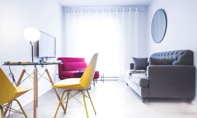Cote-Des-Neiges—Notre-Dame-De-Grace Casa | Stylish*brand-new*2 bdrs queen*gym 24/7