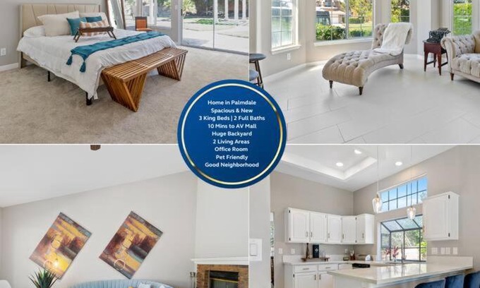 Lancaster Casa | Stylish & Bright ~ Huge Backyard ~ King Beds ~ Pkg