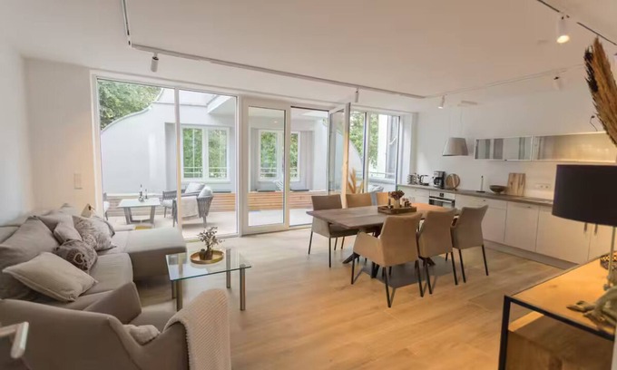 Luedinghausen Apartamento | Stylish city apartment Glocke | 6 persons | center | sunny balcony