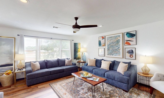 Piney Casa | Stylish duplex with lakefront views, modern design, and spacious interiors