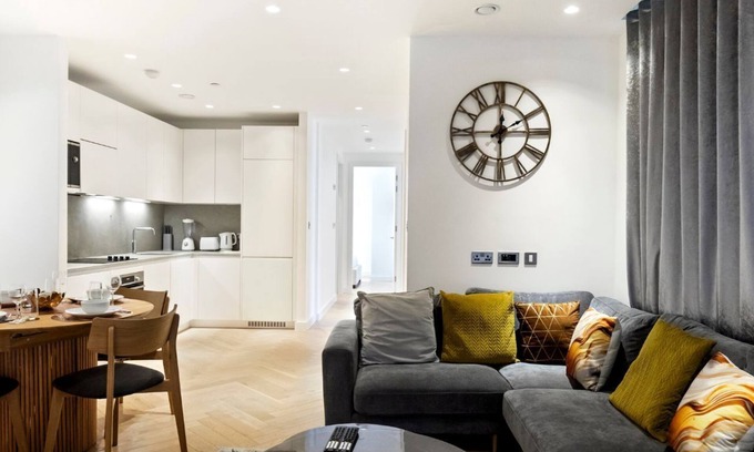 Dudden Hill Apartamento | Stylish Flat-Leisure Pool & Gym