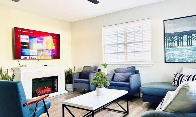 Bay VIew Addition Casa | Stylish home 5-15 mins to 🏝PCB & St Andrews Bay