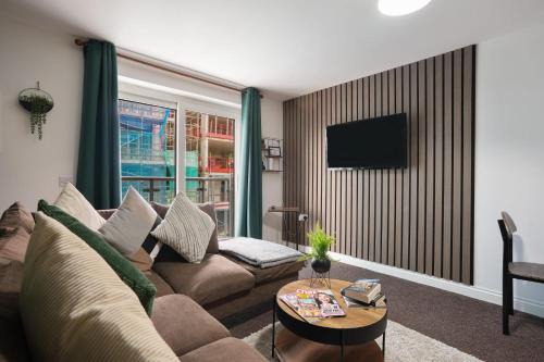 Leeds Apartamento | Stylish Leeds City Centre 2BR - Free Parking - 2 Mins to First Direct Arena