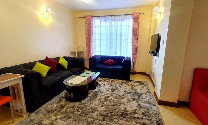 Kikuyu Apartamento | Stylish Luxe Apartment- 2 mins walk from Shopping Mall and Market