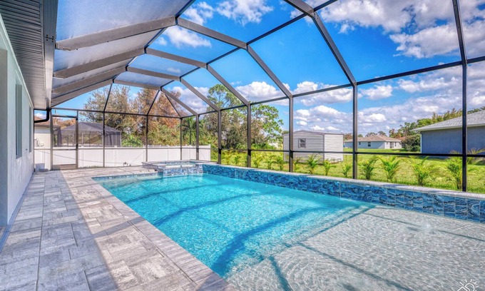 North Port Casa | Stylish New Build with Pool, Spa, and Design