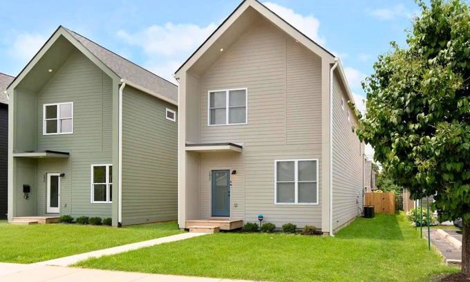 Fall Creek Place Casa | Stylish Oasis: 4BR, Hot Tub, Near Downtown