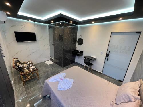 Centro Apartamento | Suíte Silver 204 com ar condicionado