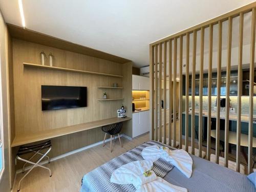 Setor Bueno Apartamento | Suíte Luxuosa com cozinha Blend Smart 1356
