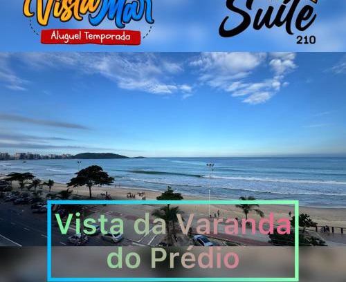 Guarapari Apartamento | Suíte Mar 210 - Econômica e Compacta - Praia do Morro - Prédio frente Mar com elevador, atravessou a avenida, já está na Praia - Garagem - Internet