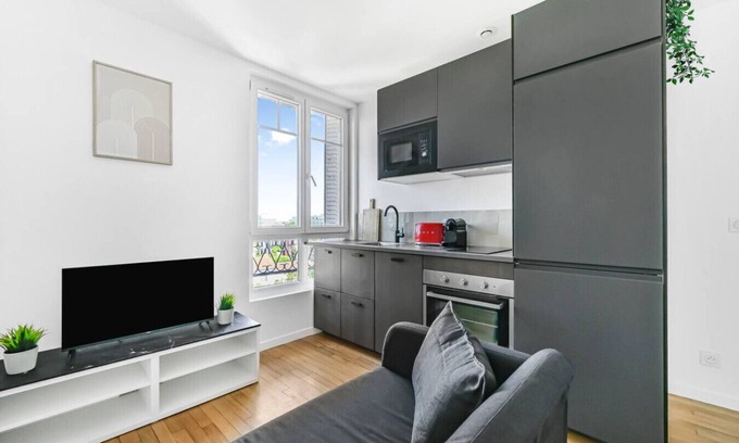 Centre Apartamento | Sublime apartment La Défense Paris Gare 2Pers