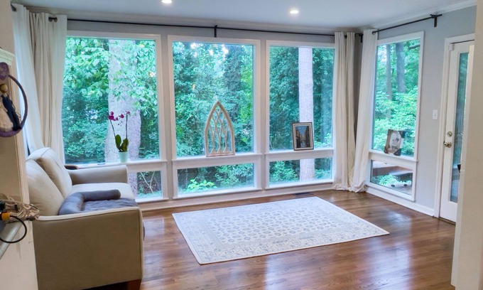 Lindridge-Martin Manor Casa | Suburb Living in the Heart of the City! 2Br with Forest Sunroom and Office