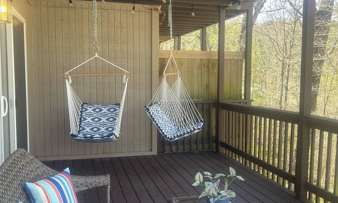 Bella Vista Casa | Sugar Creek Treehouse - 0.25 mi to Trails, Golf