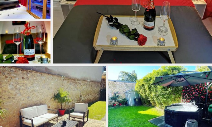 Melun Apartamento | Suite Barthelemy - Spa et Sauna