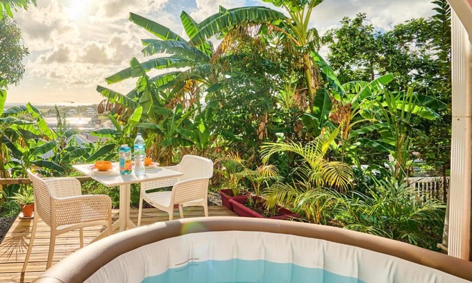 Ducos Apartamento | Suite cosy avec jacuzzi et jardin - BED AND COFFEE CITY