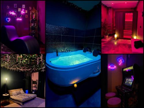 Ostviertel Apartamento | Suite mit Whirlpool, Sauna, Pole Dance und mehr