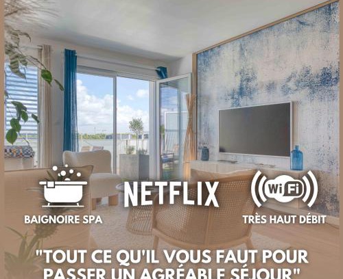 Les Sables d'Olonne Apartamento | Suite Olonna Spa et Terrasse à 7 min des plages