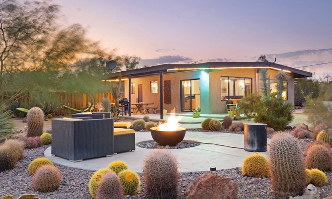 Joshua Tree Casa | Sukha Life Hideaway - Hot Tub, Fire Pit, Privacy & Endless Views 1 Bedroom Home by RedAwning