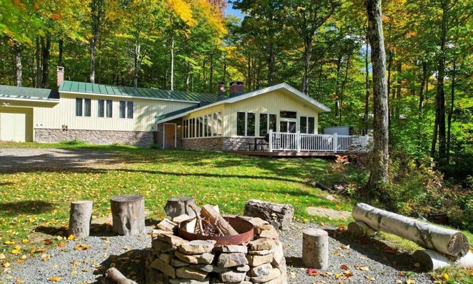 Stratton Mountain Casa | Hermoso refugio de montaña Stratton-Manchester