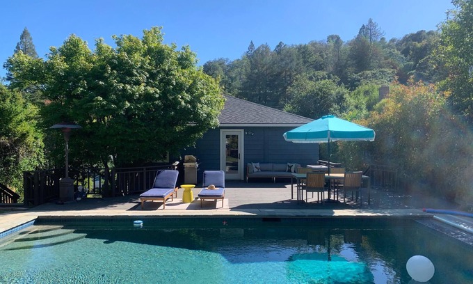 San Anselmo Casa | Sun Fun San Anselmo Pool Bungalow 4BR Sleeps 8