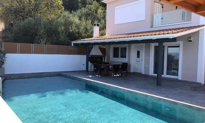 Lithakia Villa | VILLA I CON VISTA AÉREA (135m², Vista al Mar, Piscina Infinita)
