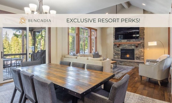 Cle Elum Casa | Suncadia 5 Bdrm Home with Pool Table Overlooking Golf Course