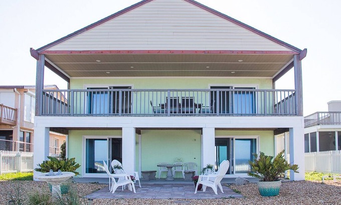 Vilano Beach Casa | Sundance CASA DE LUJO en la playa del océano. 68-5 comentarios de estrellas. NO hay daños por huracanes