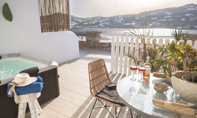 Agios Stefanos Apartamento | sunlight ornos suites Azure