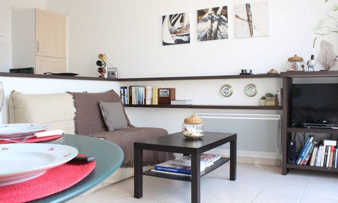 Port District Apartamento | Apartamento encantador en Châtelaillon-Plage con balcón, cerca del mar y comercios