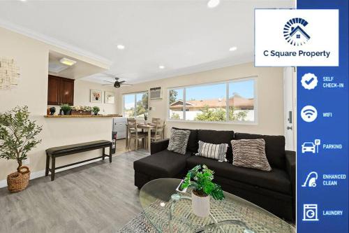 Alhambra Apartamento | Sunny & Cheerful Near I-10 Queen Beds w Parking!