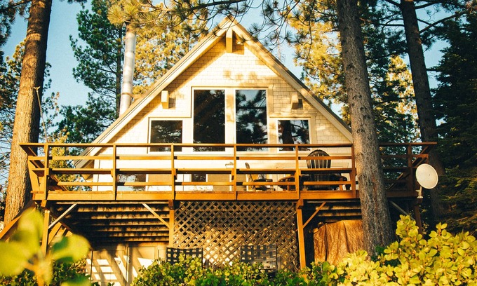 Tahoma Cabina | Frente al lago al sol en el hermoso lago Tahoe