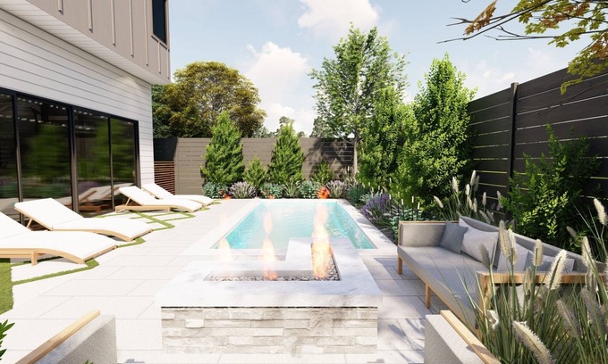 Edgehill Casa | Sunny Modern Oasis: casa de lujo con patio en la azotea, a 3 minutos en coche del centro de la ciudad