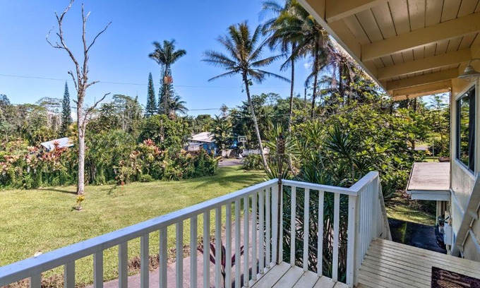 Kapoho Casa | Sunny Pahoa Retreat Snorkel, Hike and Shop!