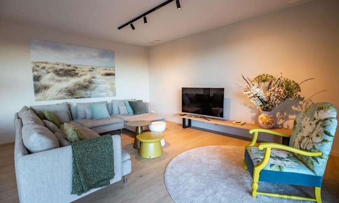 Cadzand-Bad Apartamento | Sunny Terras, Cozy in the dunes
