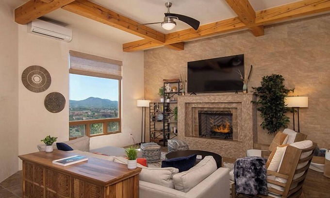 Santa Fe Casa | Sunrise over the Sangres