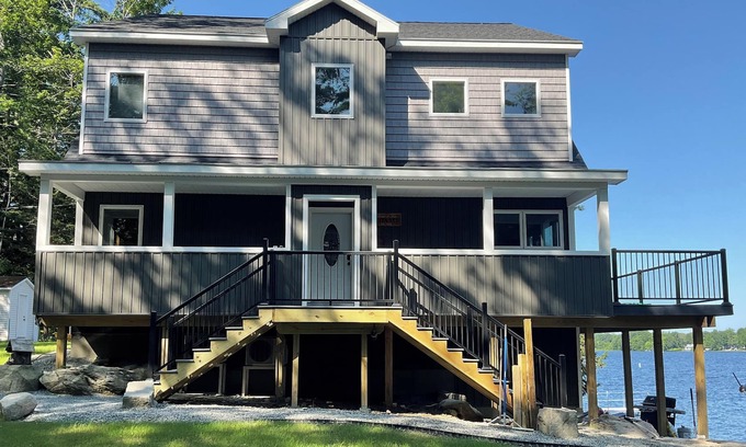 Orono Casa | Sunset Blaze - One of the Best Lake Houses in Maine