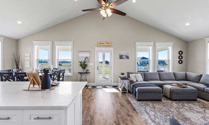 Indian Beach Casa | Sunset Serenity:Water Views! 2 King beds, Bunk Room, Ping Pong, Corn hole