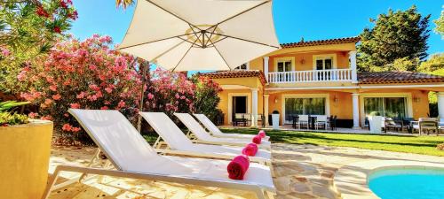 Saint-Cyr-sur-Mer Casa | Sunsetvilla au calme avec SPA et Piscine chauffée, plage à pied ,Golf à proximité