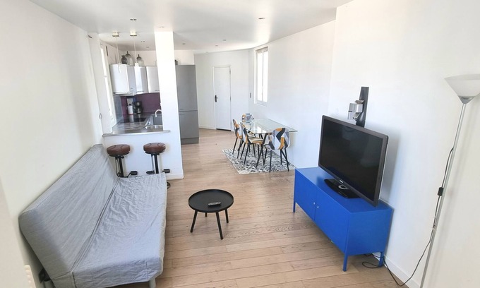 Bois-Colombes Apartamento | Super apartment a few minutes from Paris