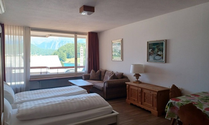 Sankt Moritz-Bad Apartamento | Casa de apartamentos en una ubicación muy céntrica en St. Moritz-Bad