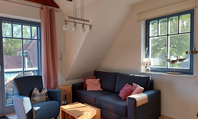 Zingst Condominio | Super luminoso apartamento equipado con estilo, a 200 m del mar, WiFi N,