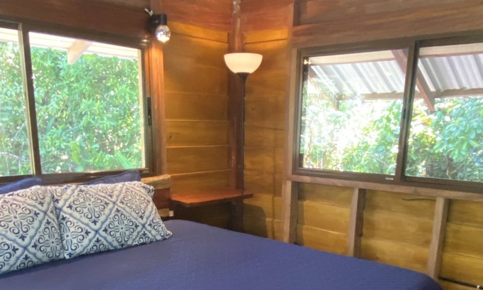 Langostino Casa | Super private surf spot-jungle hideaway with private creek and small waterfall
