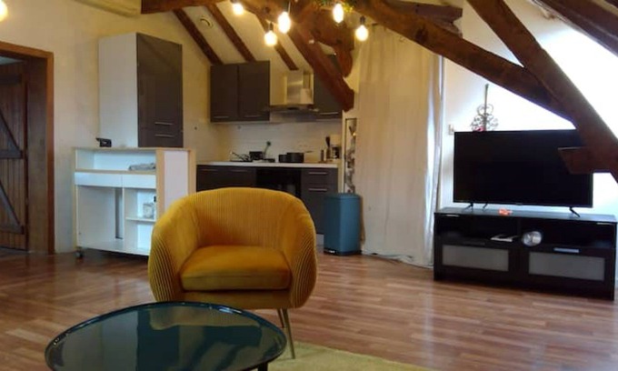 Bouchemaine Apartamento | superb apartment Loire view under the roofs