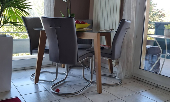 Echirolles Apartamento | Superb APPARTEMENT 2 Pers/180° mountain view/Commanderie Échirolles