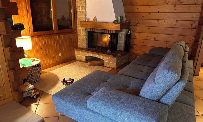 Mieussy Chalet De Esquí | Superb chalet with fireplace and breathtaking view of the hamlet