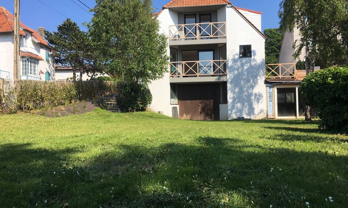 Wissant Casa | SUPERB FAMILY HOUSE DOWNTOWN VILLE WISSANT SEA VISTA GRAN JARDÍN