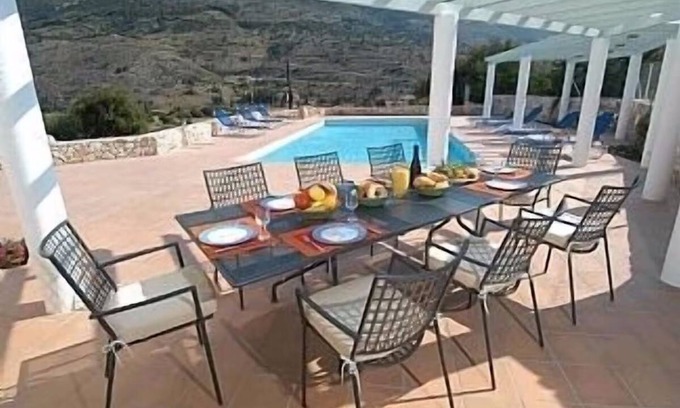 Agia Efimia Villa | Superb Villa Agia Efimia, No car rental necessary, Private pool, Outside kitchen