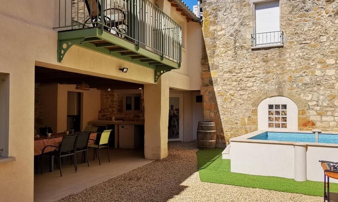 Bourdic Casa | Superb village house-Pool-Ideal for family