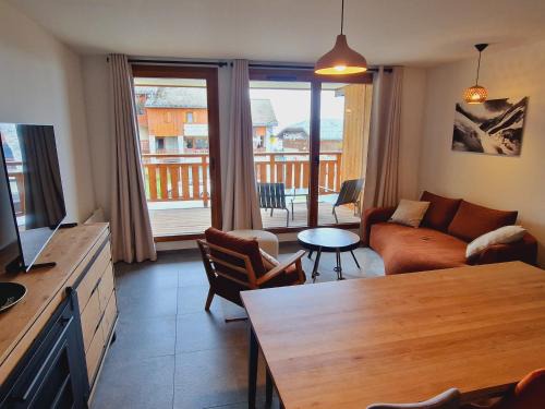 Montalbert Apartamento | Superbe appartement à Plagne Montalbert, proche des pistes avec wifi et parking - FR-1-755-18
