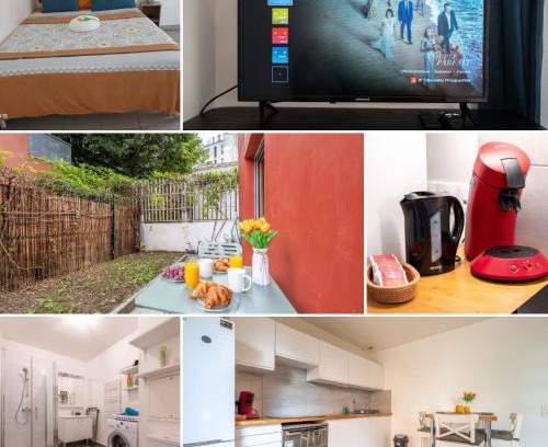 Aubervilliers Apartamento | Superbe appartement 1min métro7 Rez-de-chaussée
