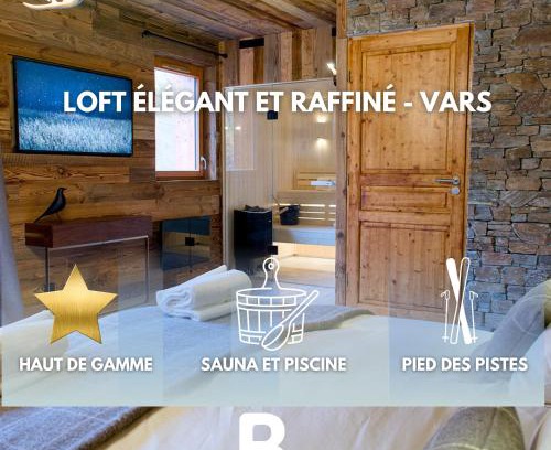 Les Claux Apartamento | Superbe duplex sauna piscine Vars - pied des pistes
